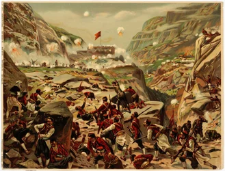 First Balkan War. The Battle at Tarabosh (Tarabosch, Montenegro)