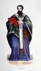 Saint Basil. Engraving around 1830. Milan
