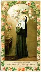 Saint Rita of Cascia (engraving)