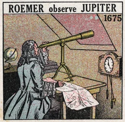 Speed of Light: Ole Christensen Romer Observes the Eclipses of Jupiter