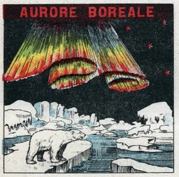 Terrestrial magnetism: aurora boreale in the Arctic due to a magnetic storm. Anonymous illustration from 1925. Private collection.