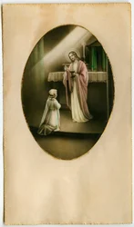 The Eucharist: A Child in Front of Jesus (engraving)