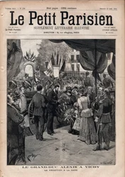The Grand Duke Alexis Alexandrovich in Vichy - The reception at the train station