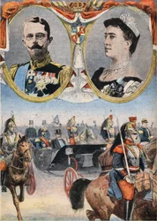 King Gustave V and Queen Victoria of Sweden