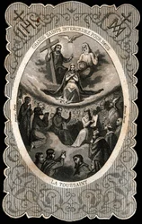 The Virgin Mary with the Holy Trinity