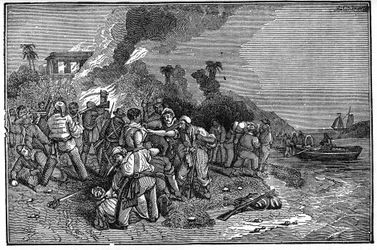 The death of Captain Edward Davis