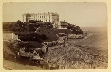 The town of Marseille and its surroundings around 1885-1890: Le chateau du Pharo