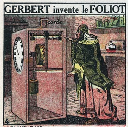 Time: clock has weight. Gerbert d