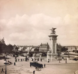 Universal Exposition of 1900 in Paris: Pylon of the Pont Alexandre III