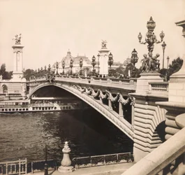 Universal Exposition of 1900 in Paris: The Bridge Alexandre III