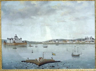 View of Kalmar with Kalmar Castle, Sweden