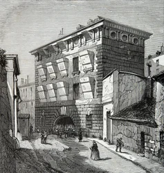 View of the Former Prison of La Force, Rue du Roi de Sicile in Paris in the 19th Century