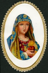 Virgin of sacred heart