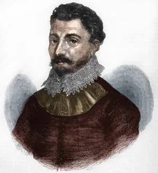 Portrait of Sir Francis Drake, English navigator and privateer