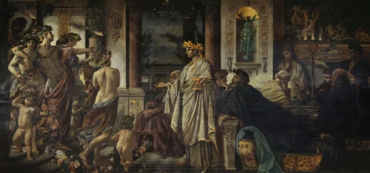The Symposium Second Version, ca 1871-1874