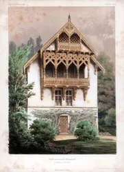 Gable on a Residential Building, Schonhausen, Near Berlin, Germany