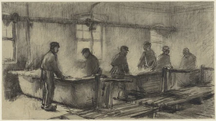 The Scrapers in the Cotton Dyeing Factory
