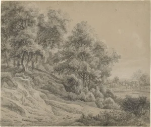 Trees in a Hilly Landscape