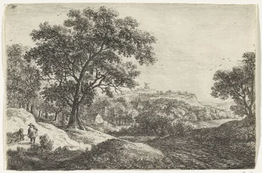 Hill Landscape with a Village