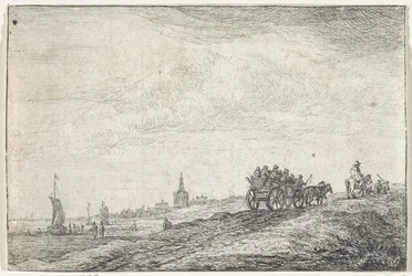Coastline with Horse and Wagon