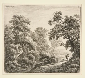 Landscape (The Traveler and His Dog)