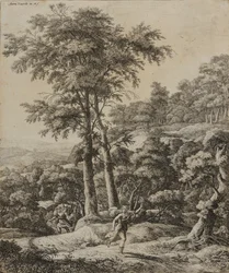 Landscape with Huntress