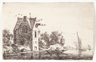 Tower by a River
