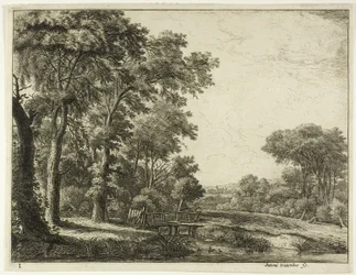 The Entrance to the Forest by the Little Wooden Bridge