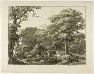 The Wayfarer Resting in the Forest