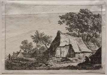 Twelve Landscapes: Plate I, The Small Hamlet