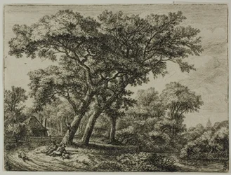 Two Hunters Resting