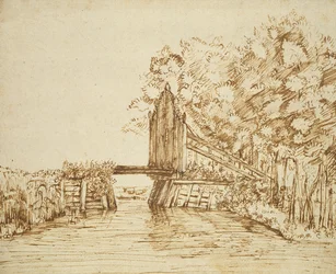 Small Bridge over Water and the Gate to the Estate