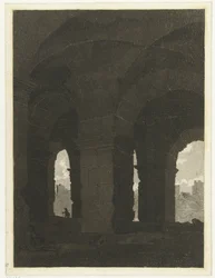 Under the Arches of the Colosseum
