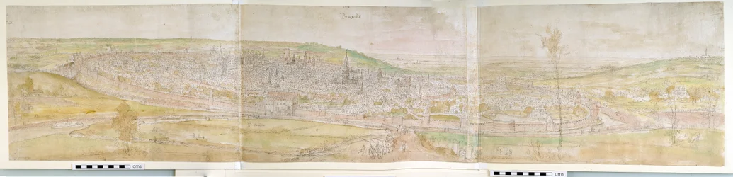 Panoramic View of Brussels from the North, 1558