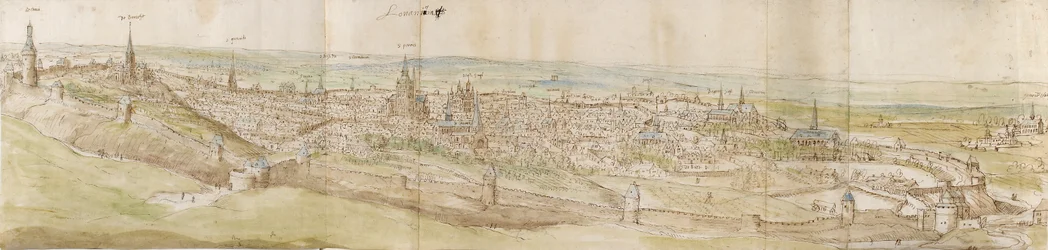 Panoramic View of Leuven from the North-West