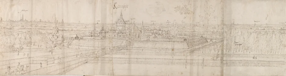 View of the Palace of Cantecroy near Antwerp and the Surrounding Countryside