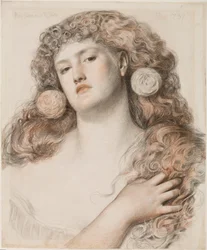 Red Rose and White, 1867