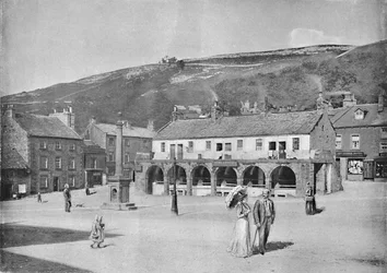 Old Shambles and Market Place, Settle
