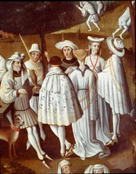 Garden of Love at the Court of Philip III the Good, Duke of Burgundy (detail)