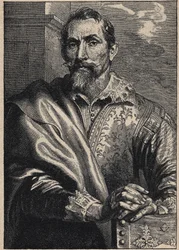 Portrait of Synders (Franciscus Snyders) (Frans Snyders or Snijders) 1579-1657 by Anthony van Dyck