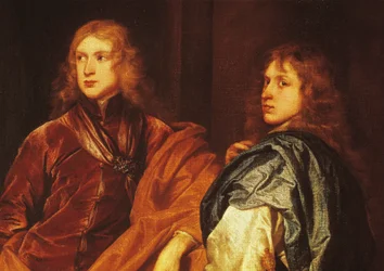Portrait of two young men