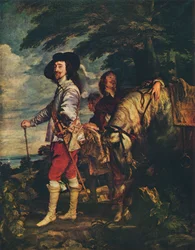 Charles I at the Hunt, c1635