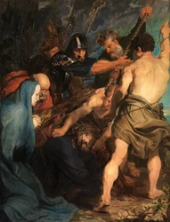 Christ Collapses Carrying the Cross