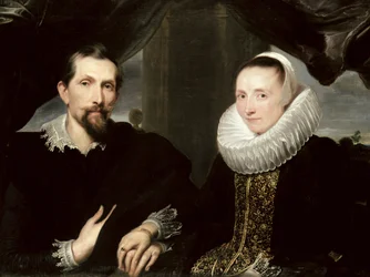Double Portrait of the Painter Frans Snyders and his Wife Margaretha de Vos