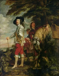King Charles I (1600-49) of England Out Hunting, c.1635