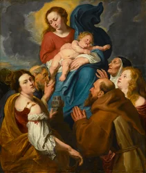 Madonna and Child with Five Saints