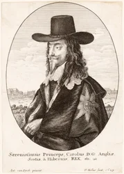 Portrait of Charles I, pub. 1649