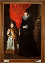 Portrait of Geronima Brignole-Sale with her daughter Maria Amelia