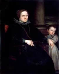 Portrait of Lady with Child