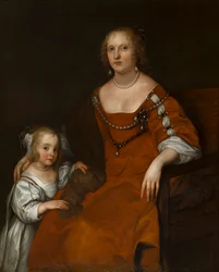 Portrait of Margaret Howard, Countess of Carlisle and Lady Diana Russell, who became Lady Allington